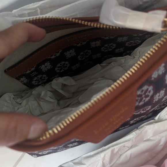 Kate Spade All Day Bouquet Toss Floral LARGE Tote Shopper Bag+Matching Zip Pouch - Picture 3 of 7